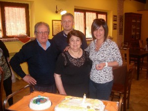 Compleanno di Teresa in Fattoria Antica Forconia Agriturismo in Abruzzo